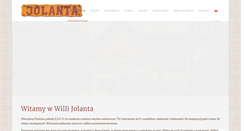 Desktop Screenshot of jolanta.wisla.pl