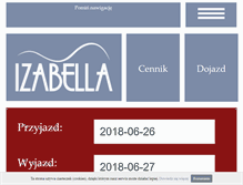 Tablet Screenshot of izabella.wisla.pl